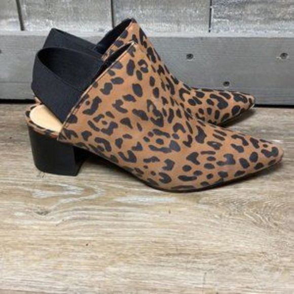Schutz Leopard Print Heeled Sandals - Picture 6 of 8